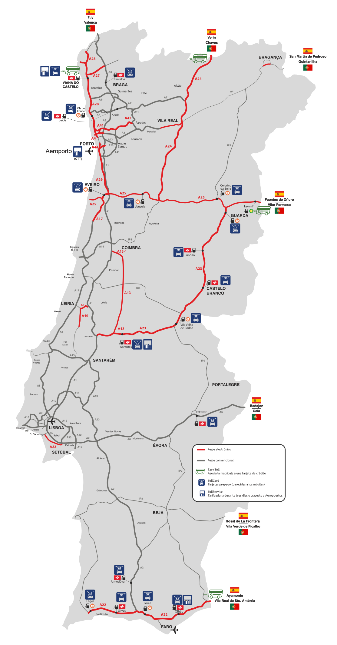 Guía definitiva sobre los peajes en portugal Seis en Línea